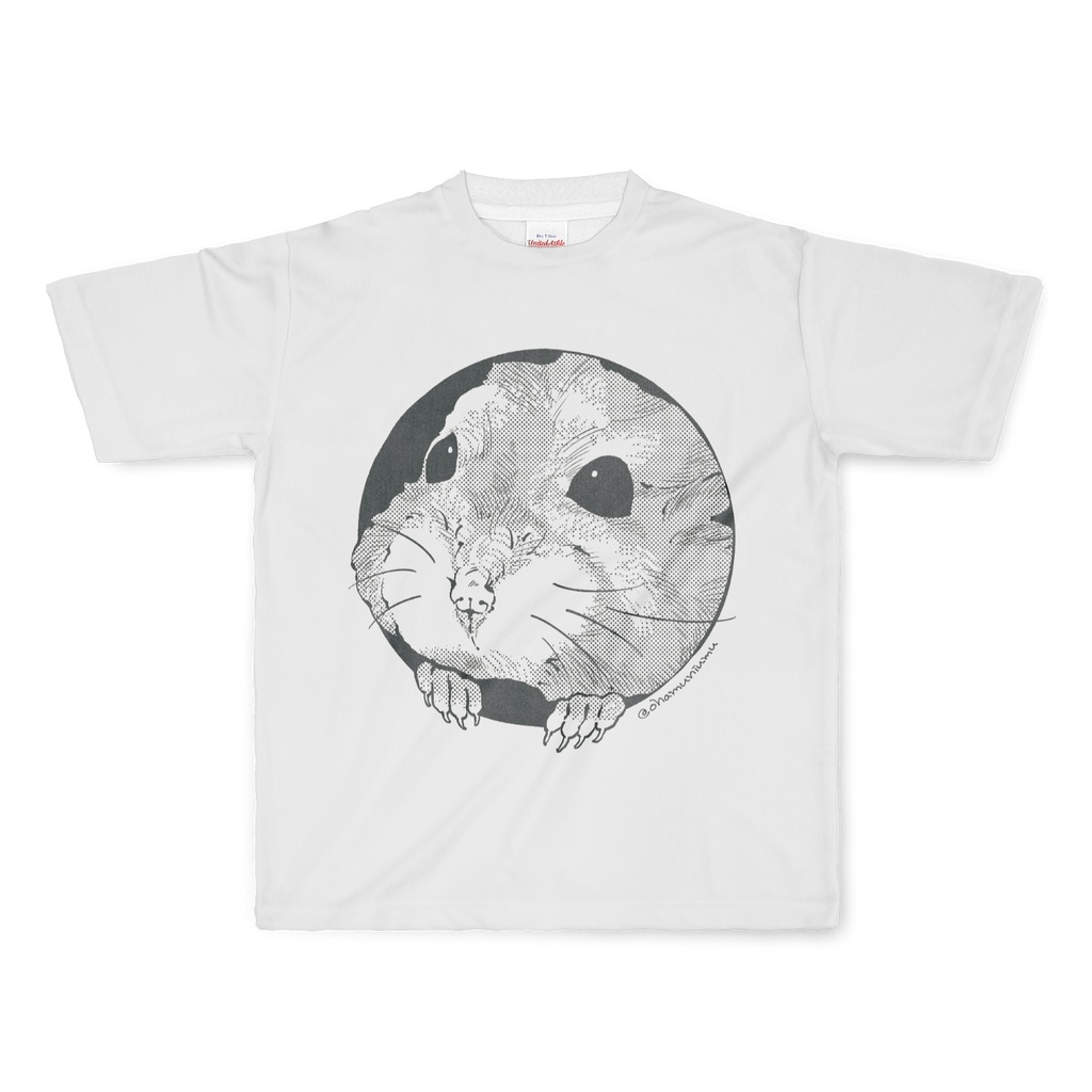 【pixivFACTORY】フルグラフィックTシャツ:ハムスター04