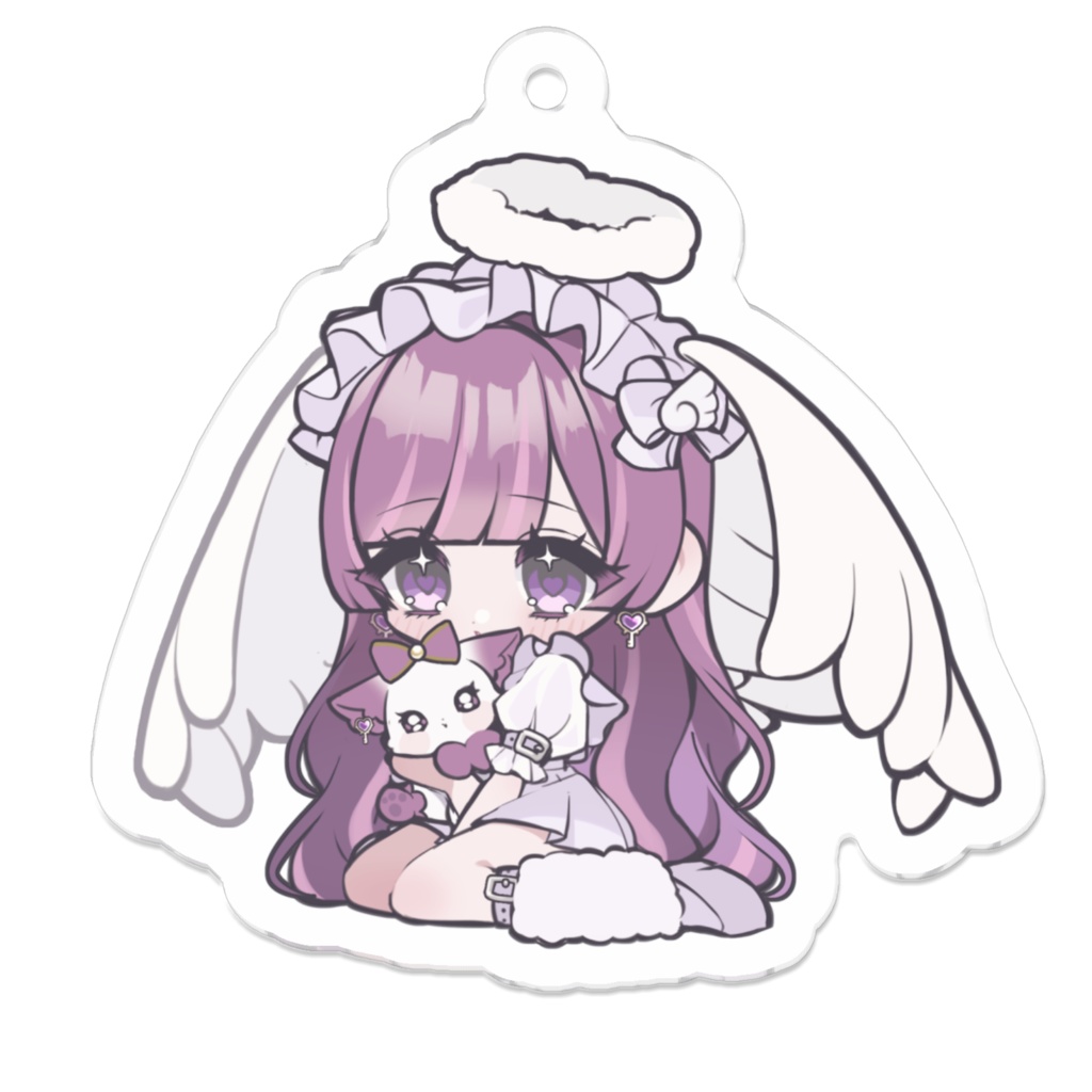 みみ天使と悪魔ver.【アクリルキーホルダー】