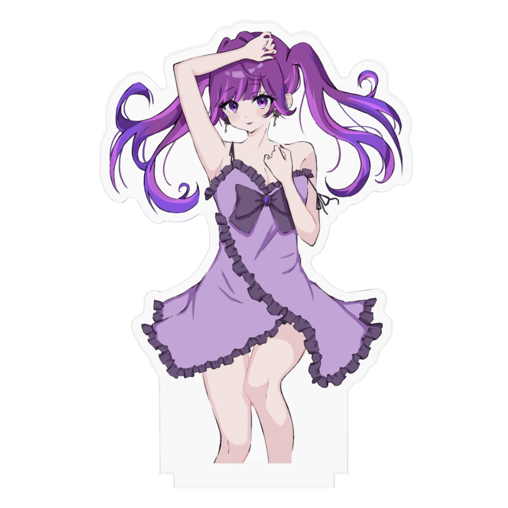 みみベッドver.ー2種類/背景4種類【アクリルスタンド】