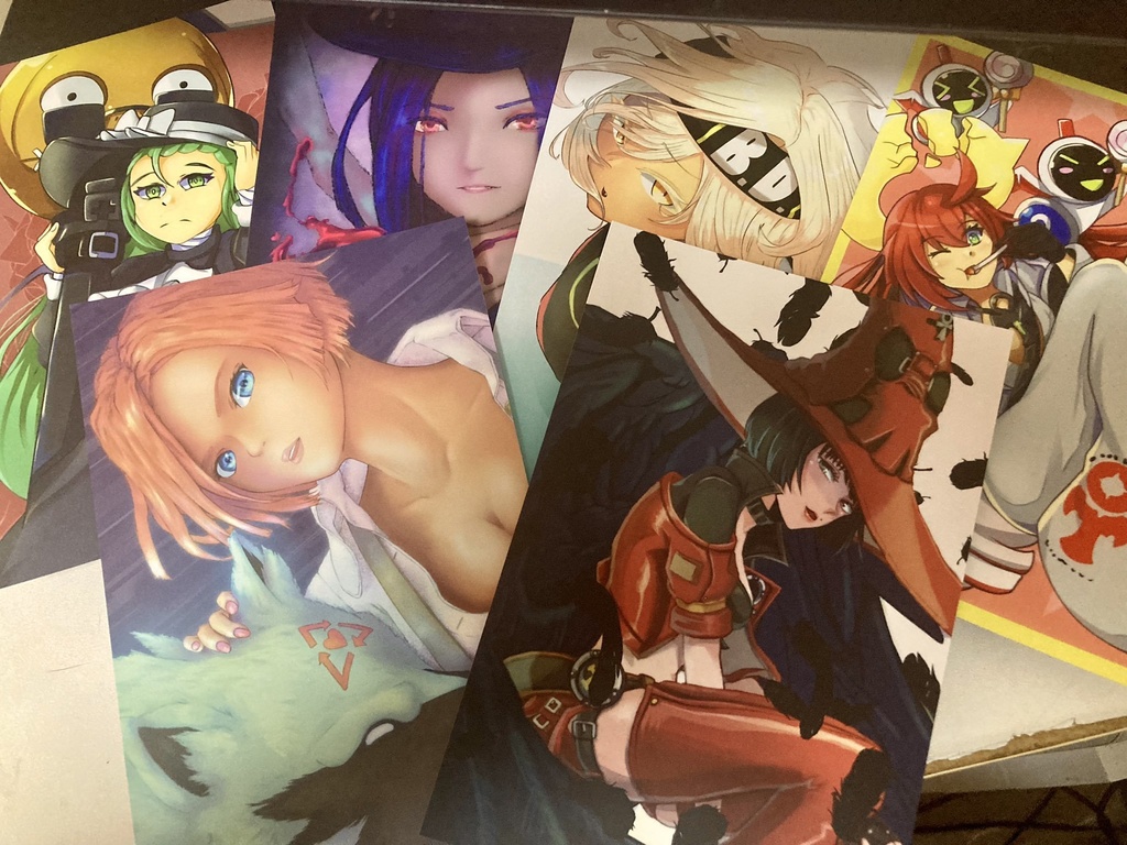 GGST女性キャラポストカード集『GUILTY GIRL`S』