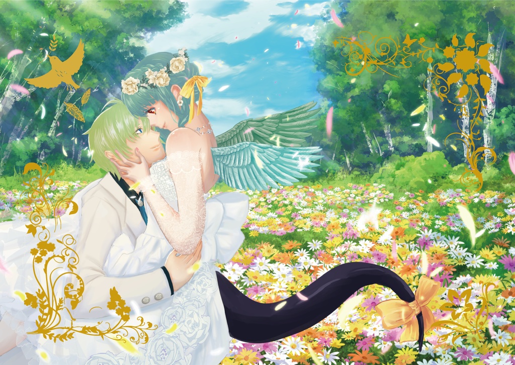 【ギルティギア】カイ×ディズィー ポストカード横