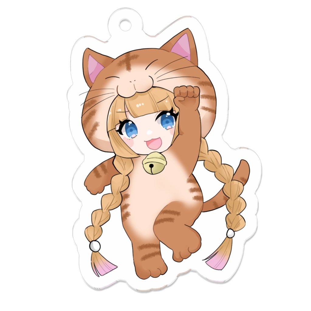 三日月るー 猫たんアクキー