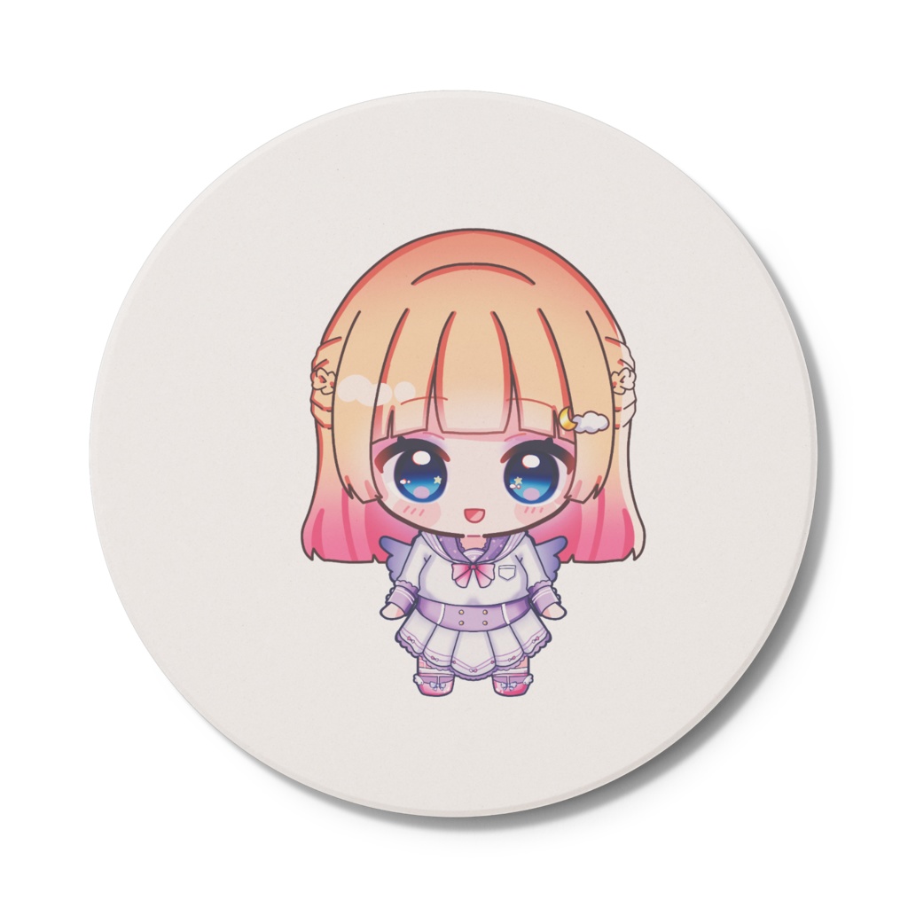 三日月るー3周年コースター