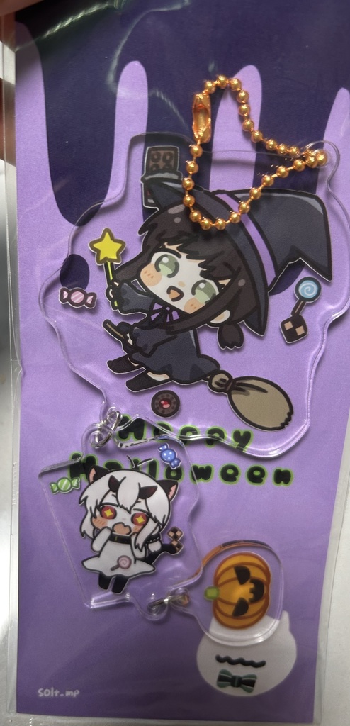 吹雪&深海吹雪ハロウィンキーホルダー