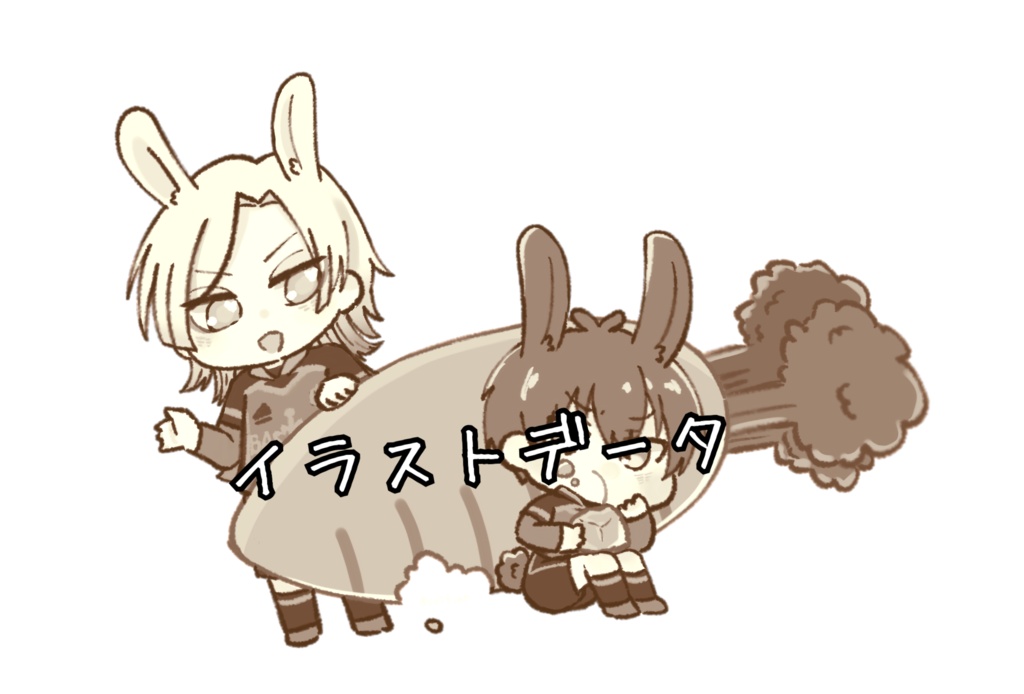 🌹🌱うさぎイラスト
