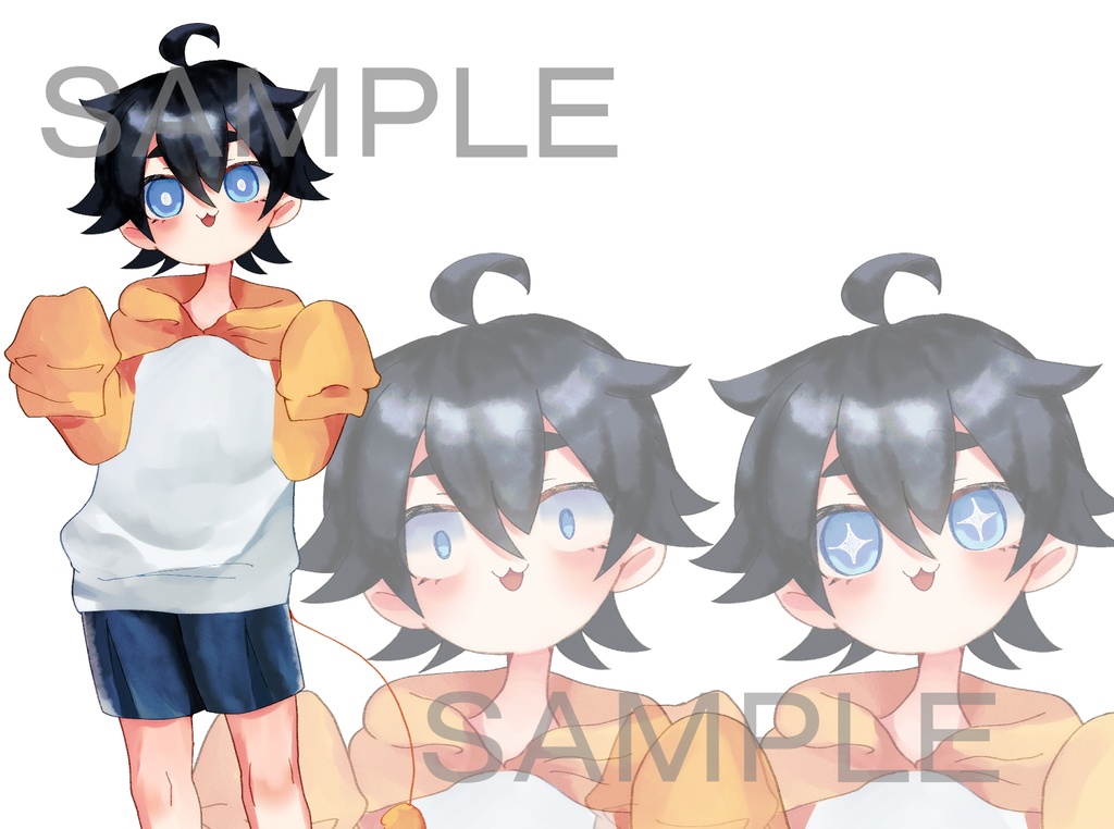 【無料/有料】男の子立ち絵