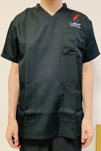 LABOR scrub(regular black)