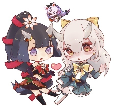 缶バッジストラップ(魔法少女親戚)
