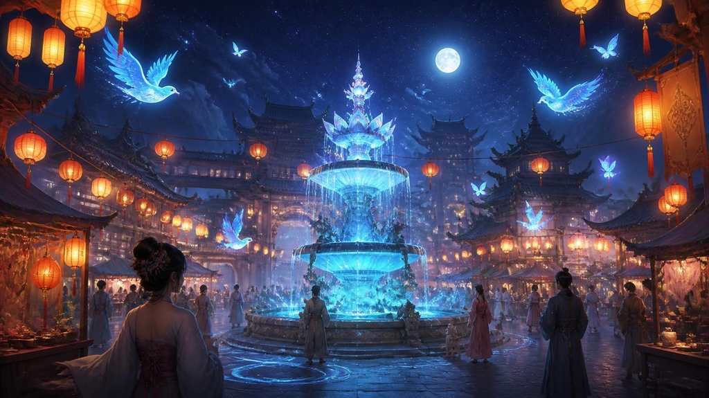Fantasy Background Assets|天空の王都・空の城イラスト10枚セット【商用利用可】