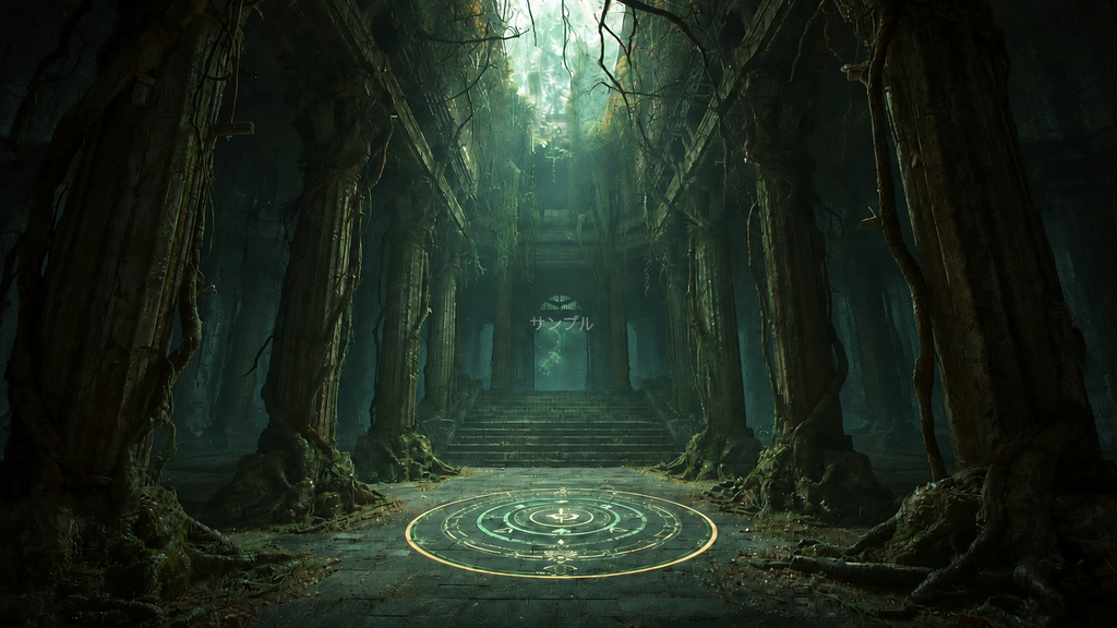 ファンタジー背景素材|古代遺跡シリーズ Vol.1 - Ancient Ruins Collection -|10枚セット【商用利用可】