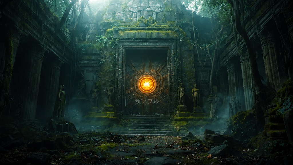 ファンタジー背景素材|古代遺跡シリーズ Vol.1 - Ancient Ruins Collection -|10枚セット【商用利用可】