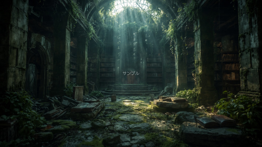 ファンタジー背景素材|古代遺跡シリーズ Vol.1 - Ancient Ruins Collection -|10枚セット【商用利用可】