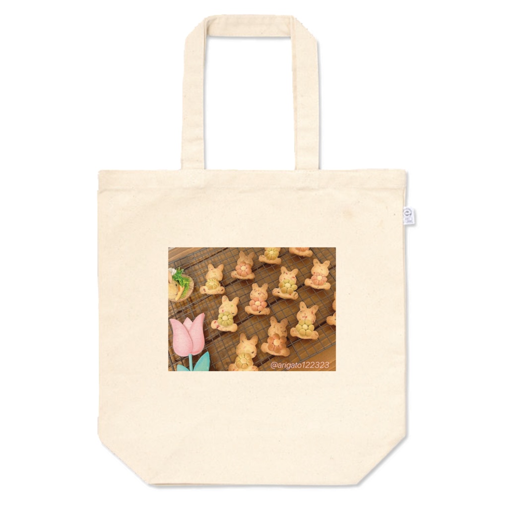トートバッグうさぎのクッキー