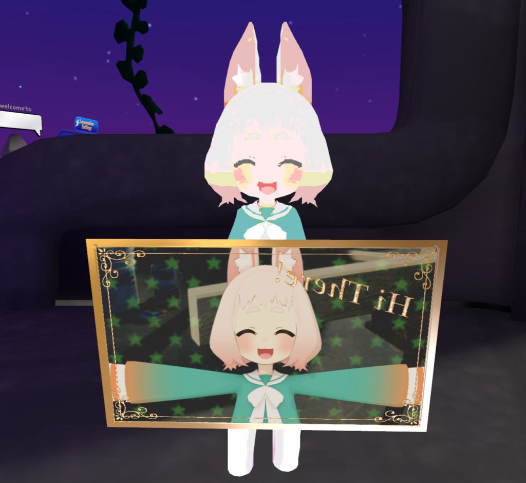 【視差マッピング】グリーティングカードシェーダー