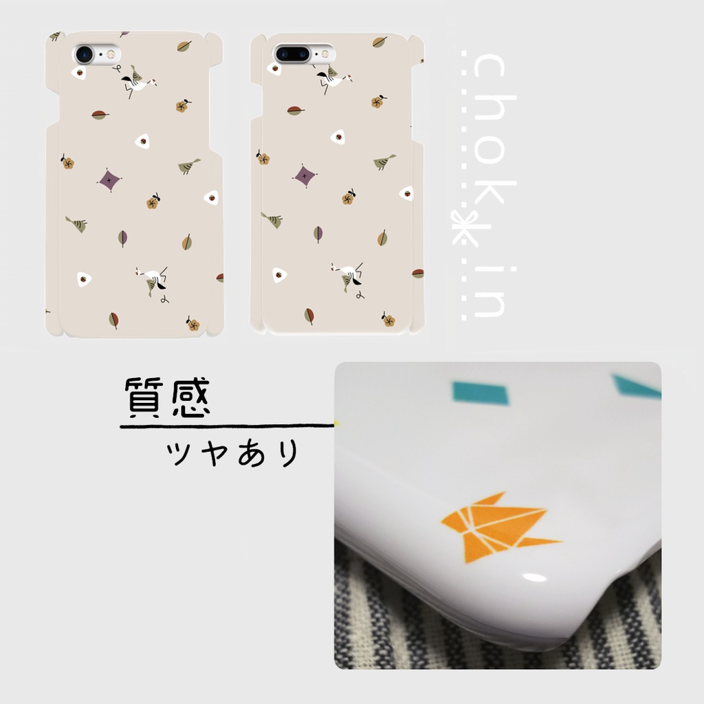 【刀剣乱舞】概念鶯丸柄のiPhoneケース