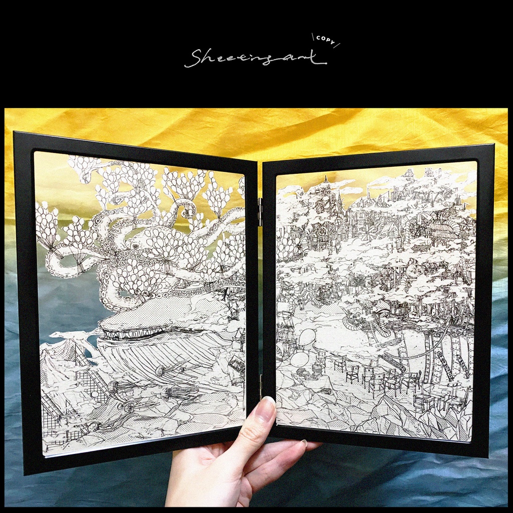 SheetingArt / 机上の白昼夢