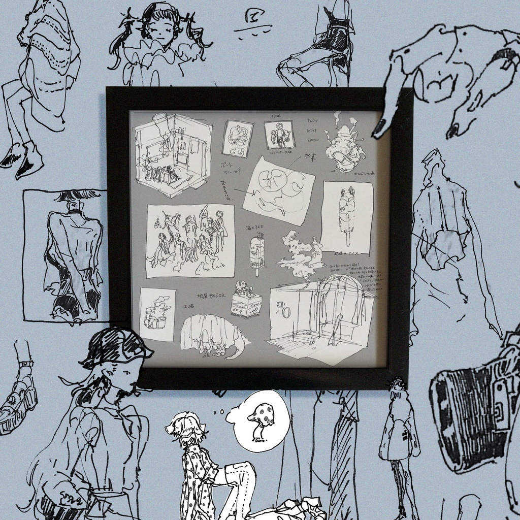 スクエアフレーム / 構図メモ１