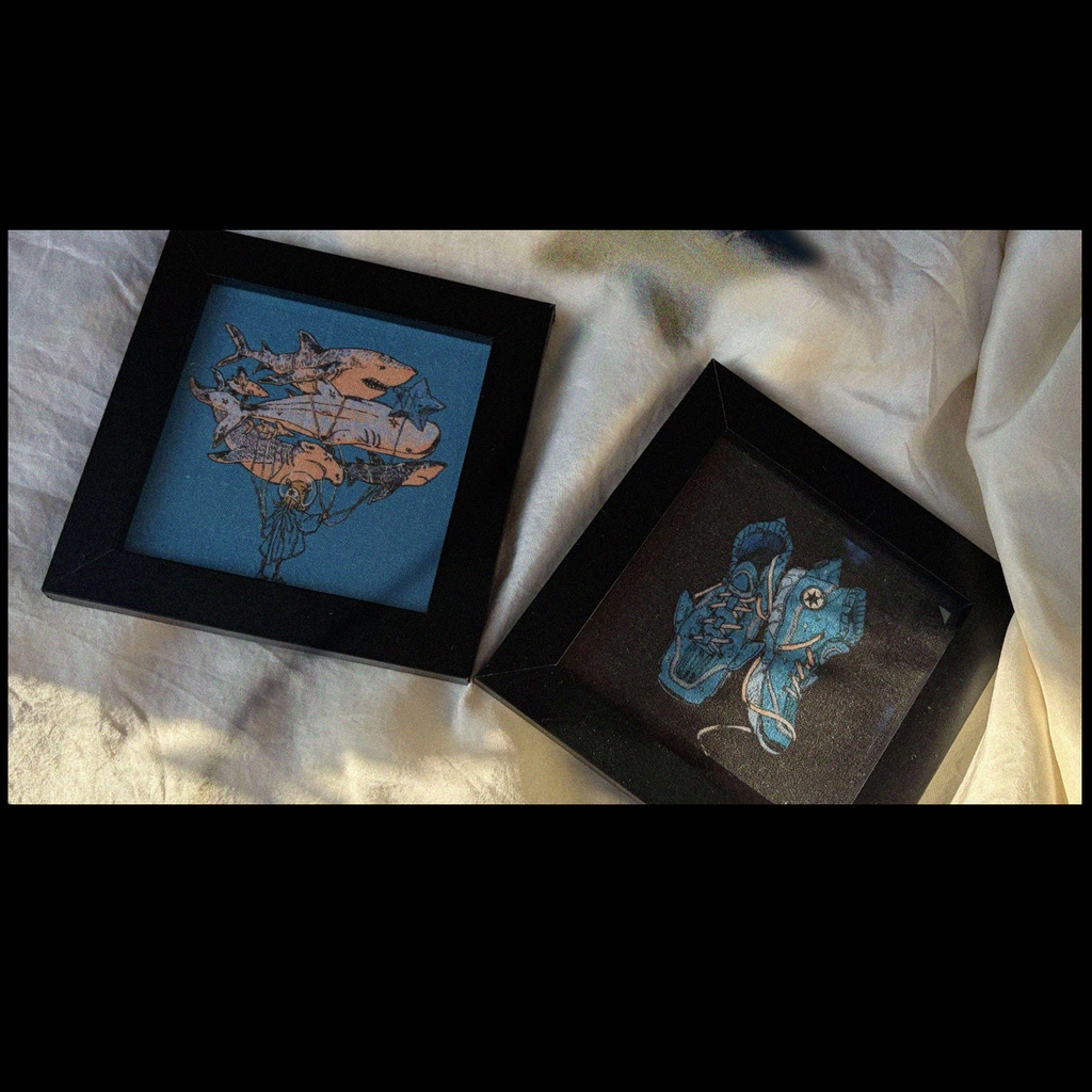 ミニ額セット / サメさん