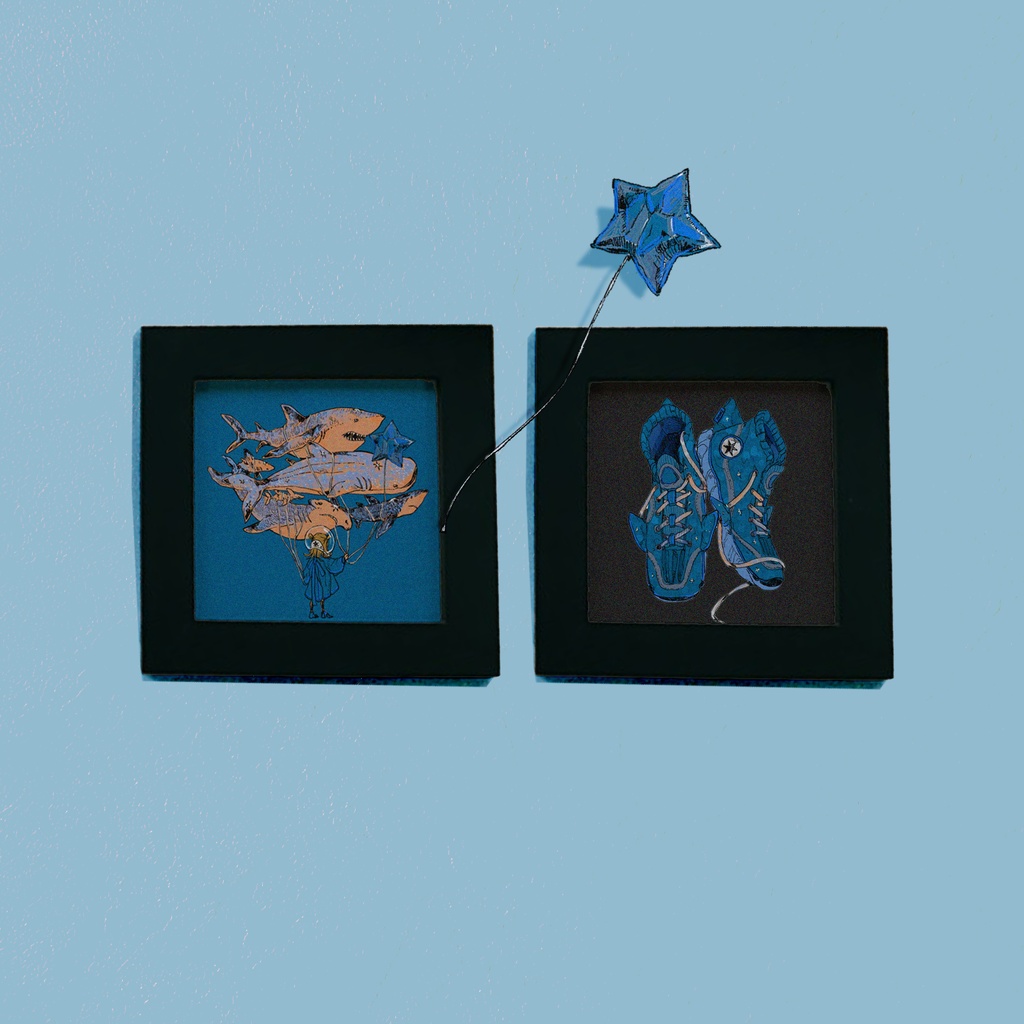 ミニ額セット / サメさん