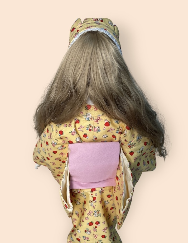 1/3ドール用 着物セット 黄色 - jewelilico - BOOTH