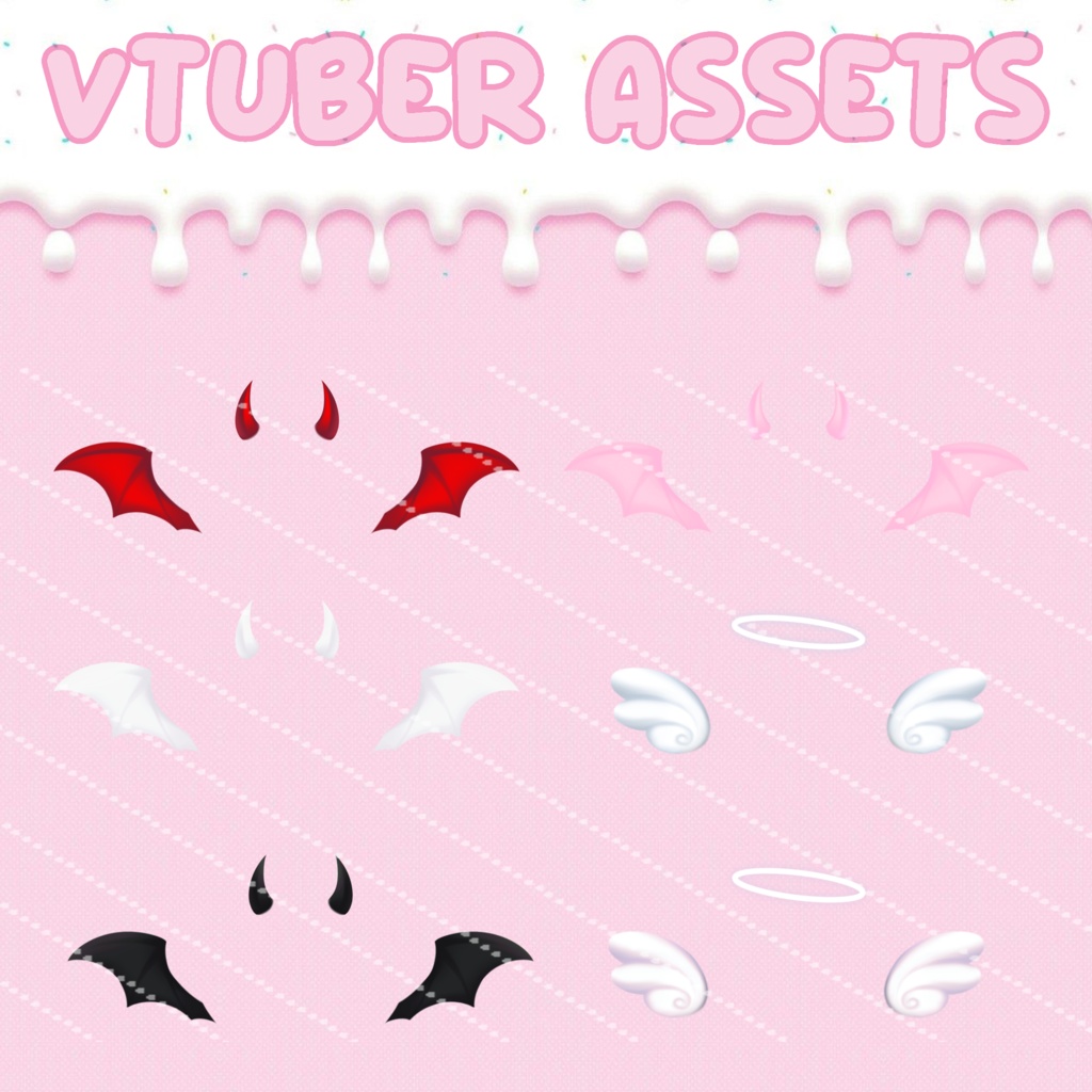 VTuber assets - Devil and Angel!