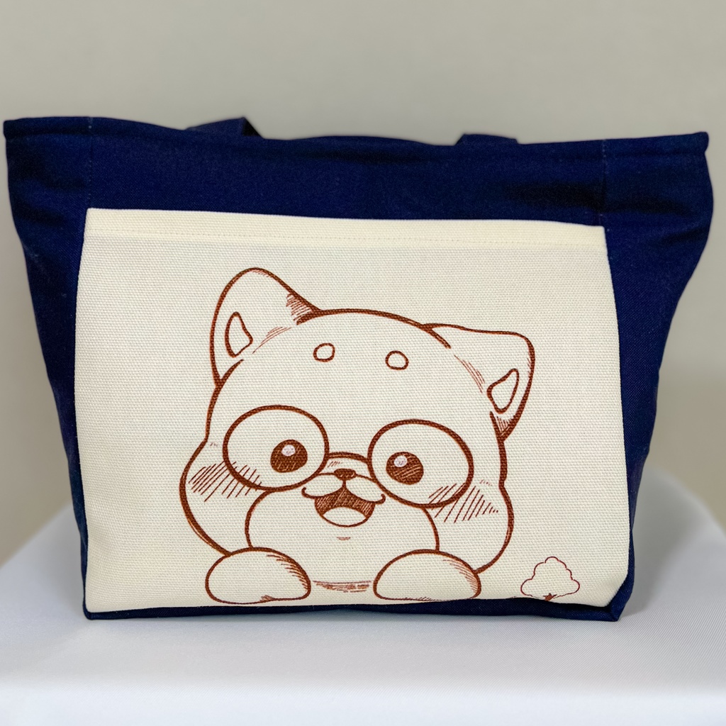 しばめ柄 保冷保温 トートバッグ