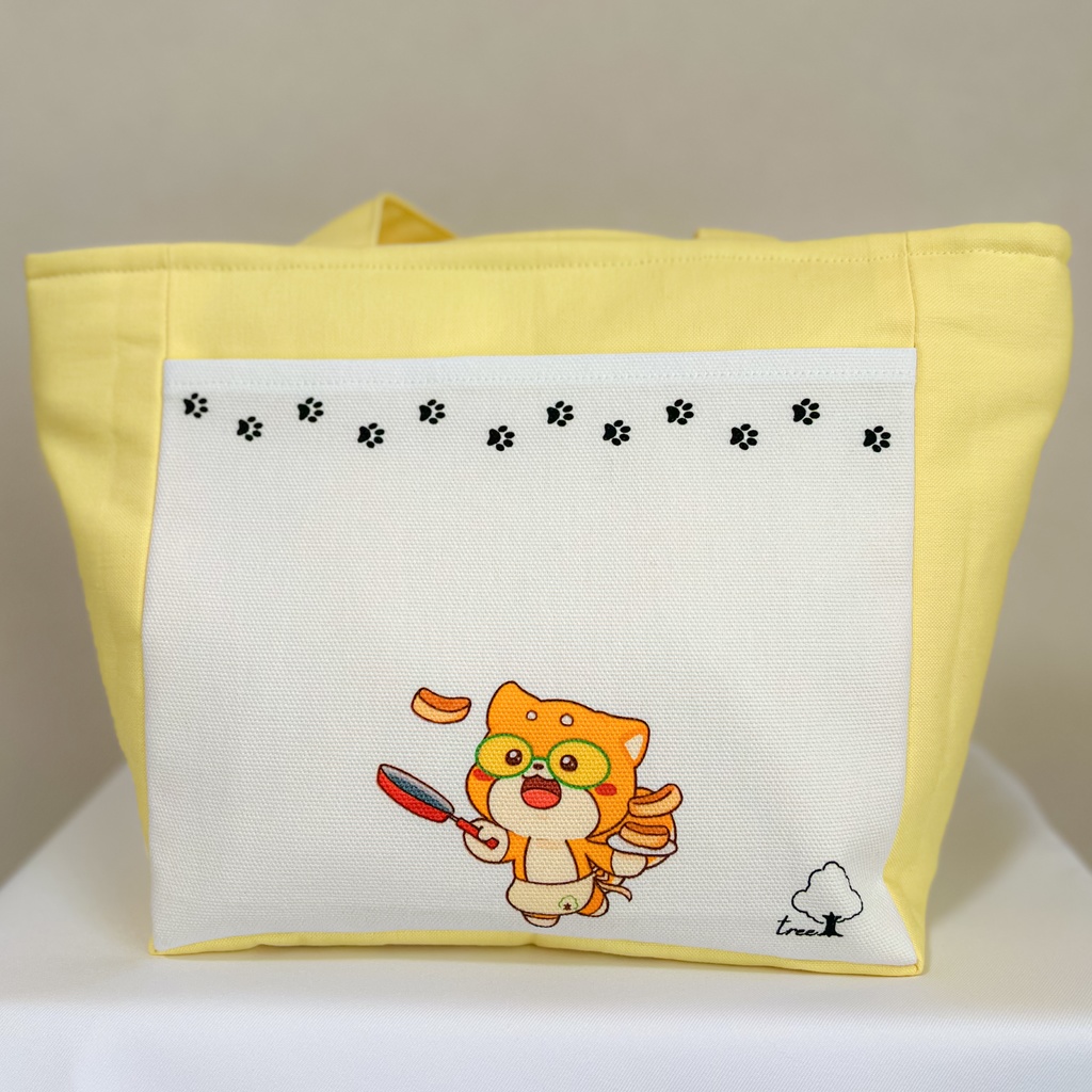 しばめ柄 保冷保温 トートバッグ