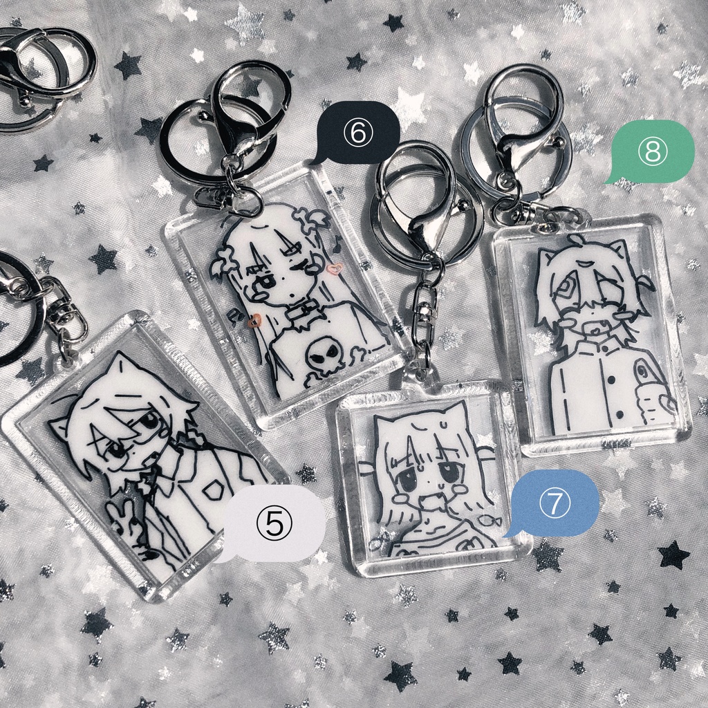 原画キーホルダー 2