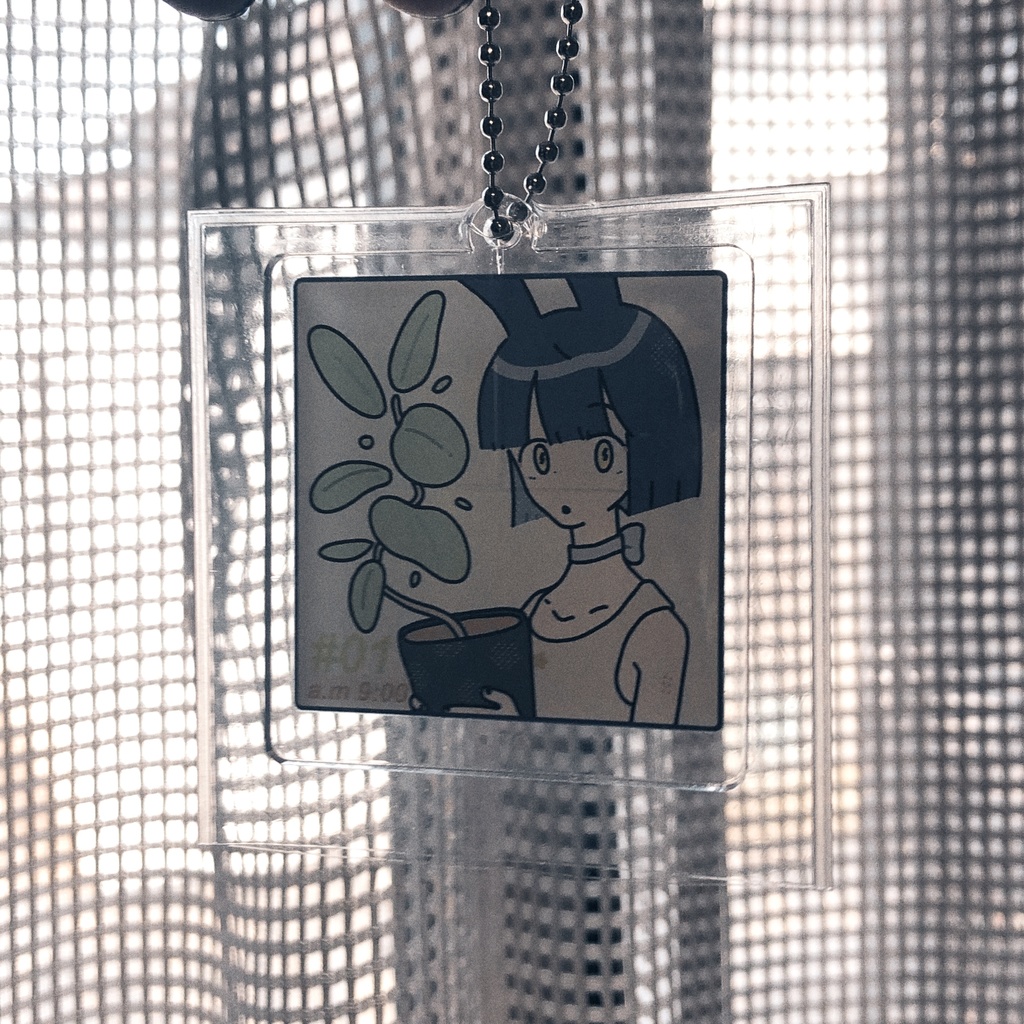 おえこ アクリルキーホルダー