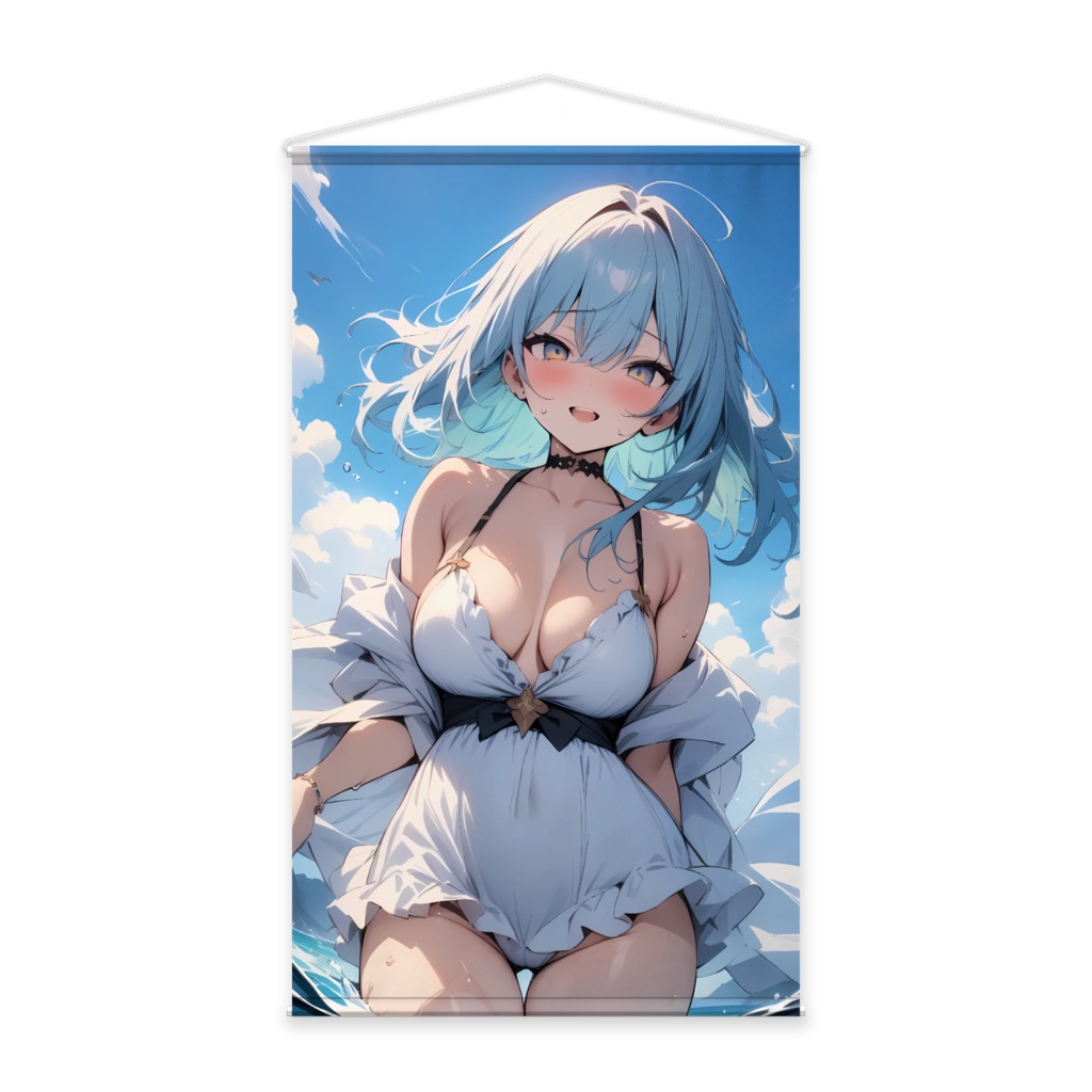 水着美女特大タペストリー