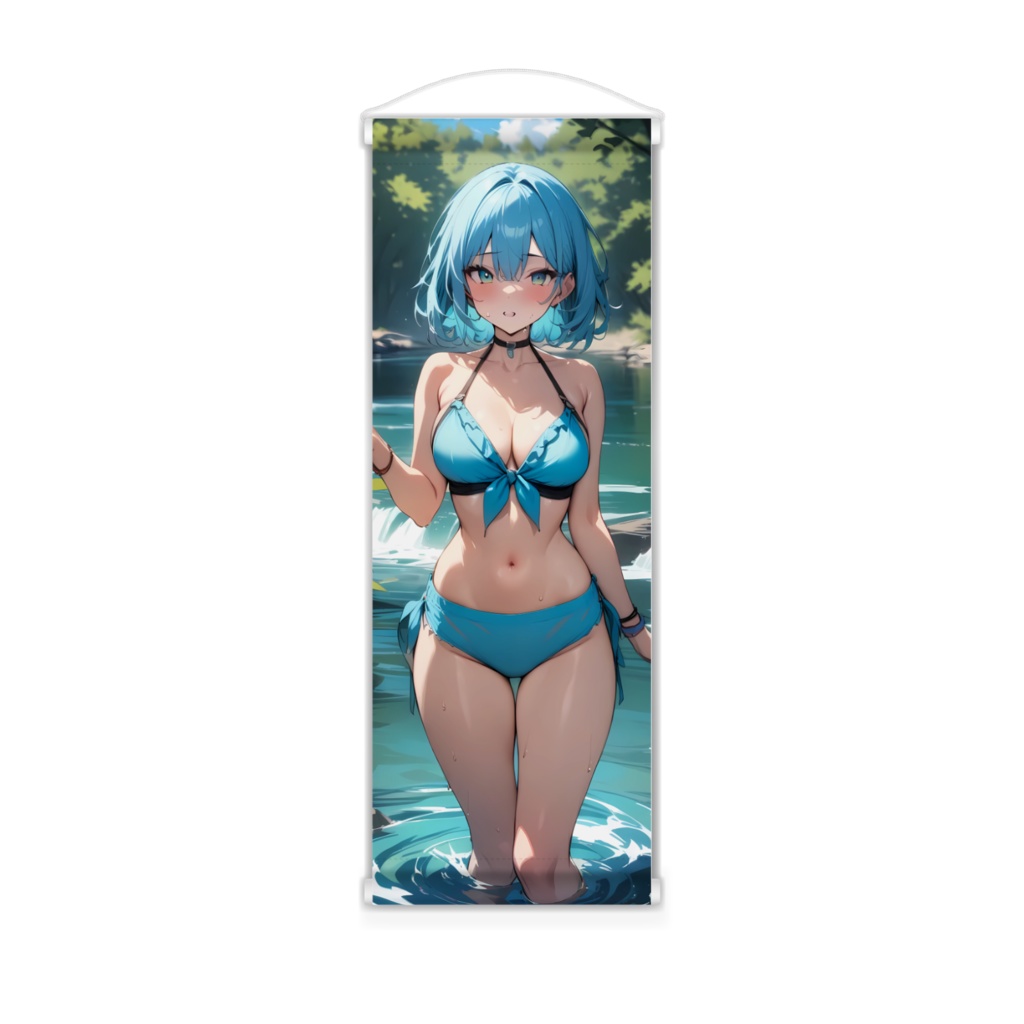 水着美女　ミニタペストリー
