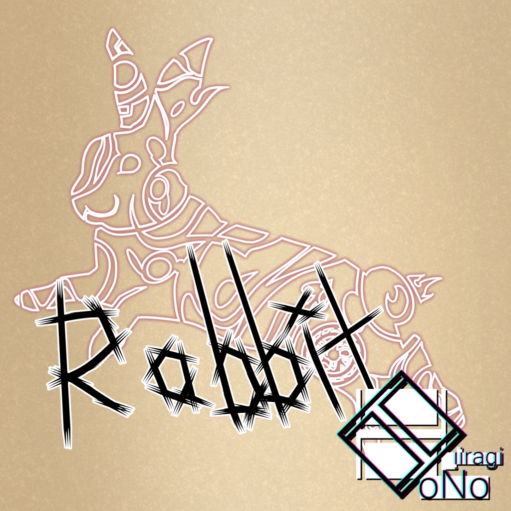 【タトゥー】兎、トライバル3色セット【VRC】