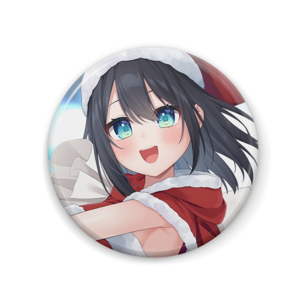 クリスマス缶バッジ【57mm】
