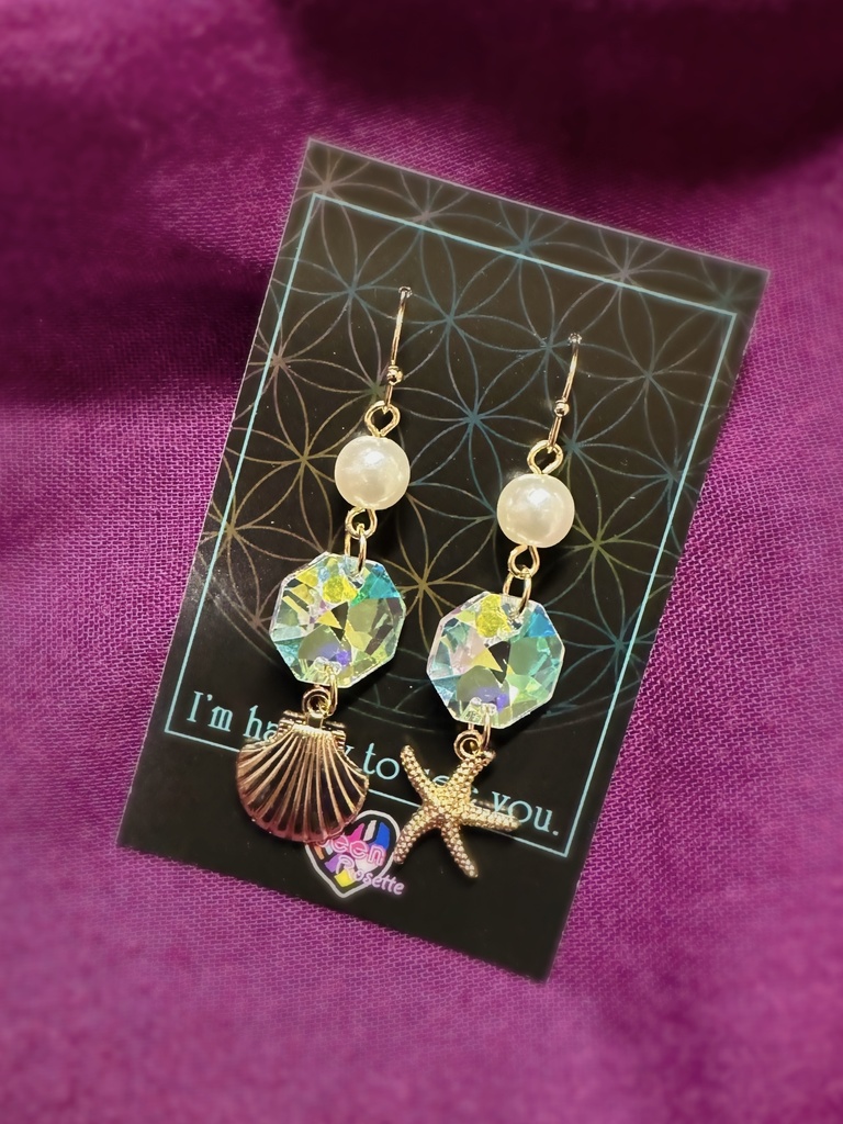 海神ピアス(ゴールド)