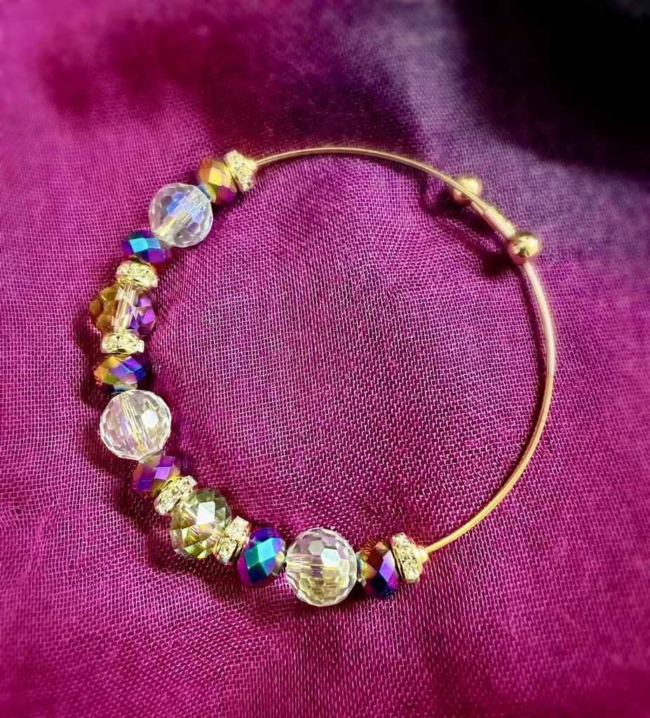 Crystal wire bracelet #2