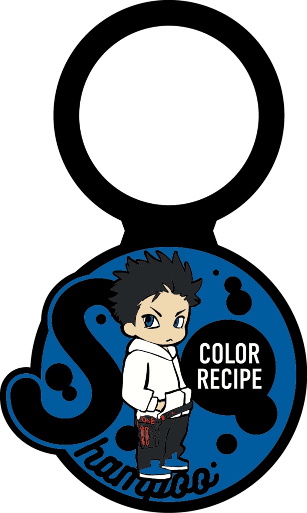 BLUE SHAMPOO ラバーディスペンサーチャーム(笑吉)付き