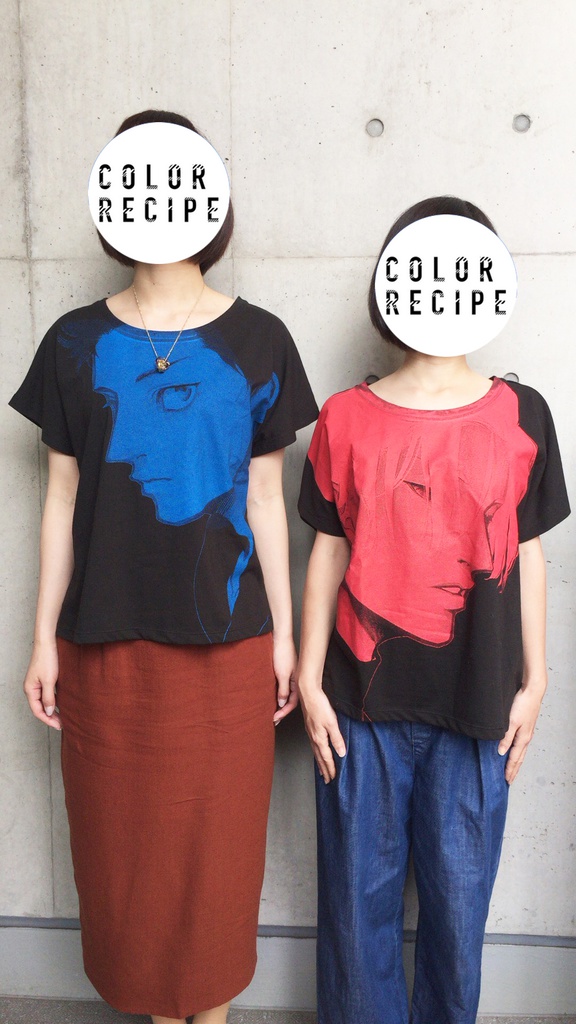 「カラーレシピ」着辛いTシャツ(笑吉)