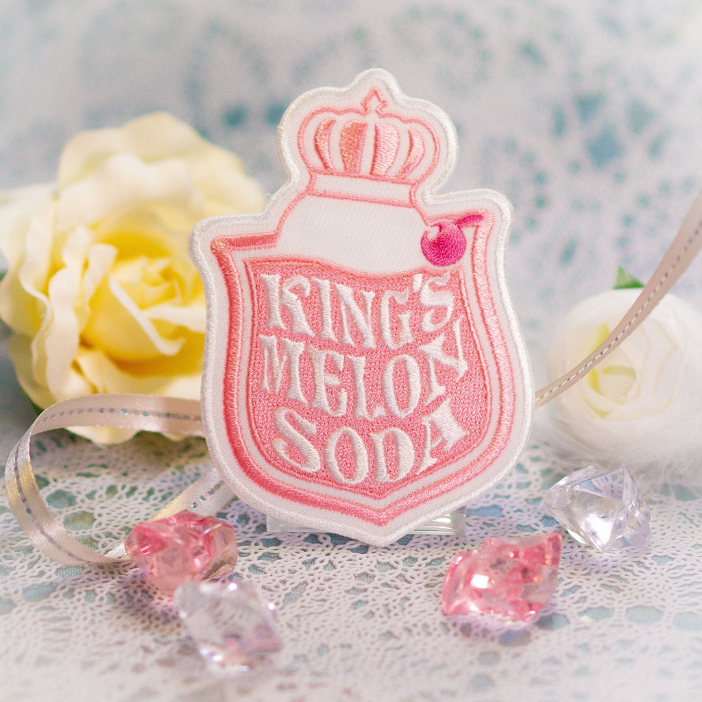 【通販限定】King's Melon Soda ロゴパッチ (ピンク)