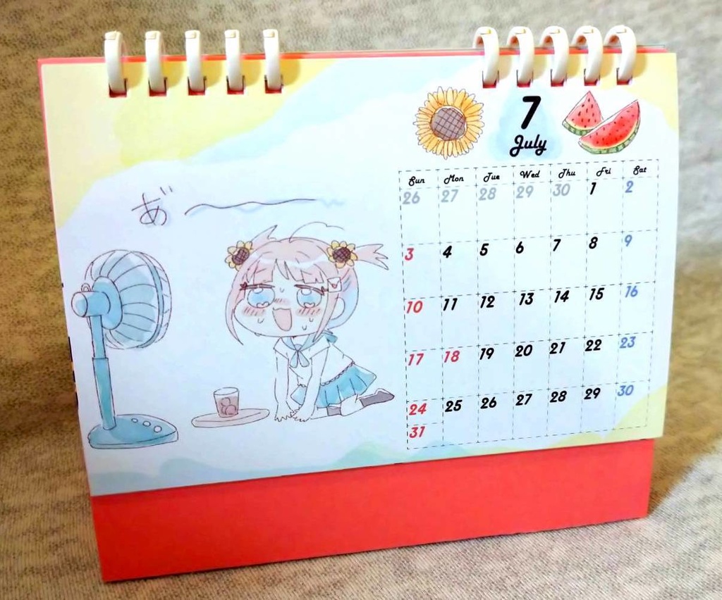 みるりぃの卓上カレンダー(2022年度版)