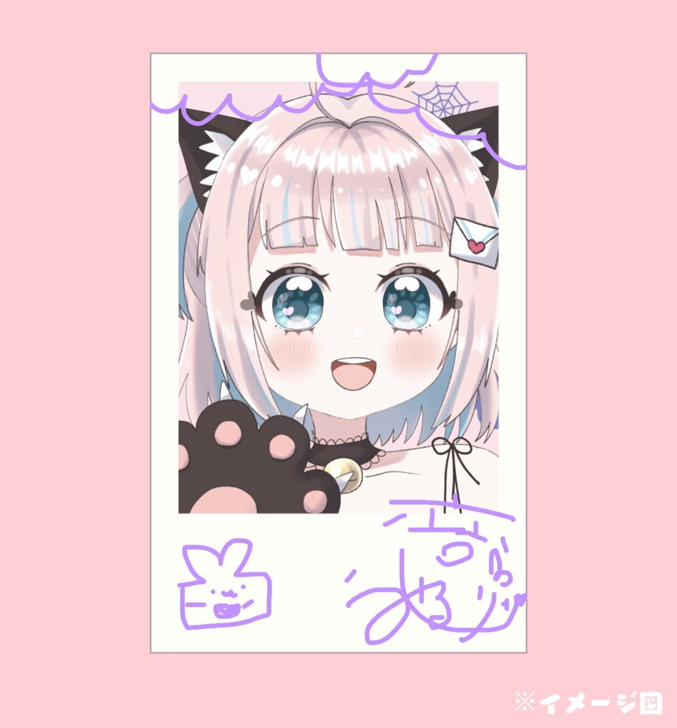 みるりぃ撮り下ろしハロウィンチェキ（らくがきつき）