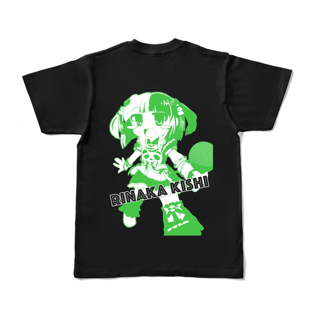 りなかの黒Tシャツ