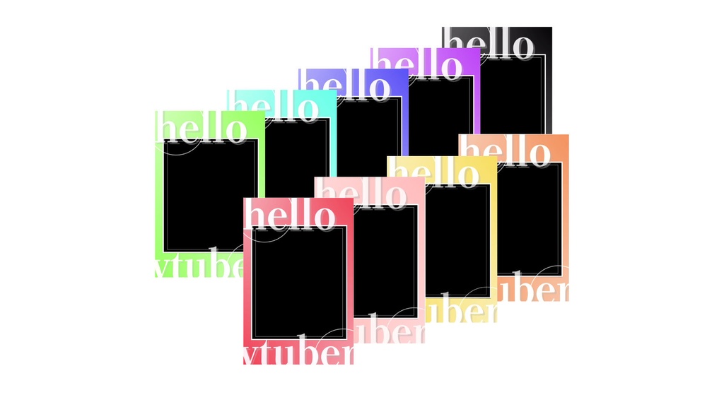 【無料】Hello Vtuber【映像素材】