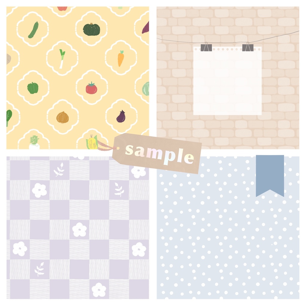 パターンブラシ【Procreate】