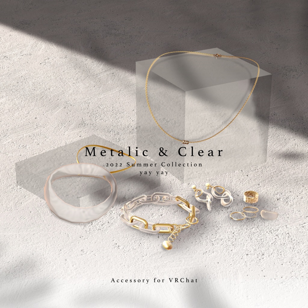 Metalic＆Clear Accessory │ #yay_yay