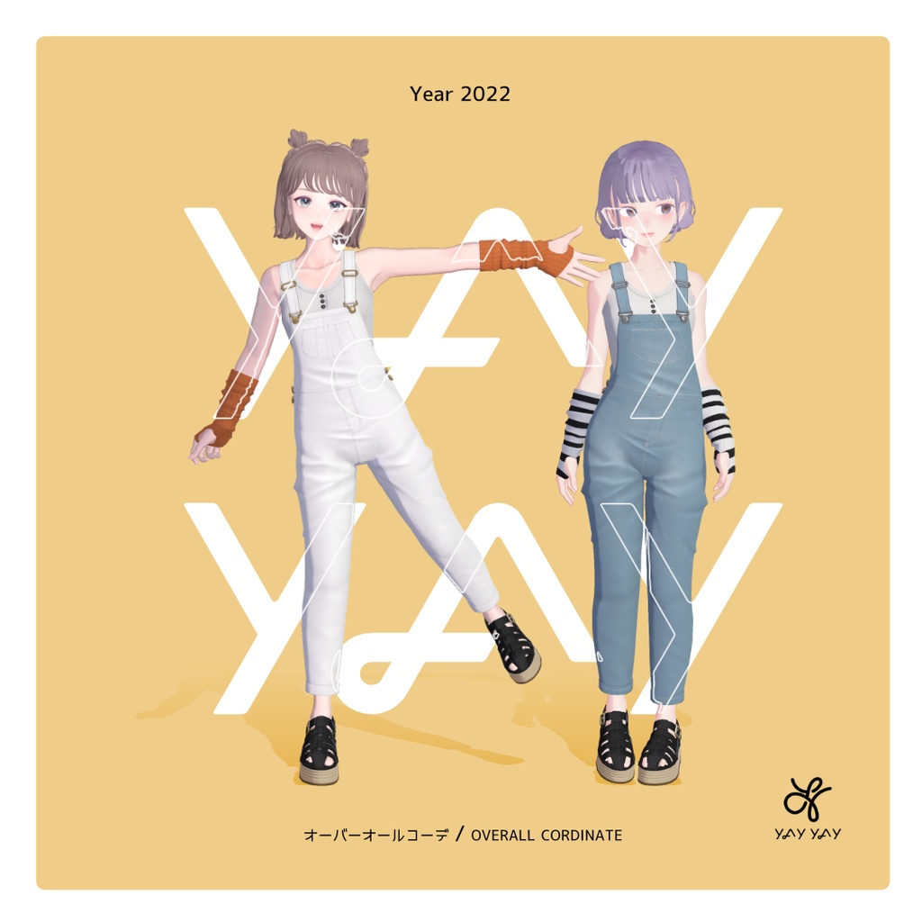 N002┊オーバーオールコーデ │ #yay_yay