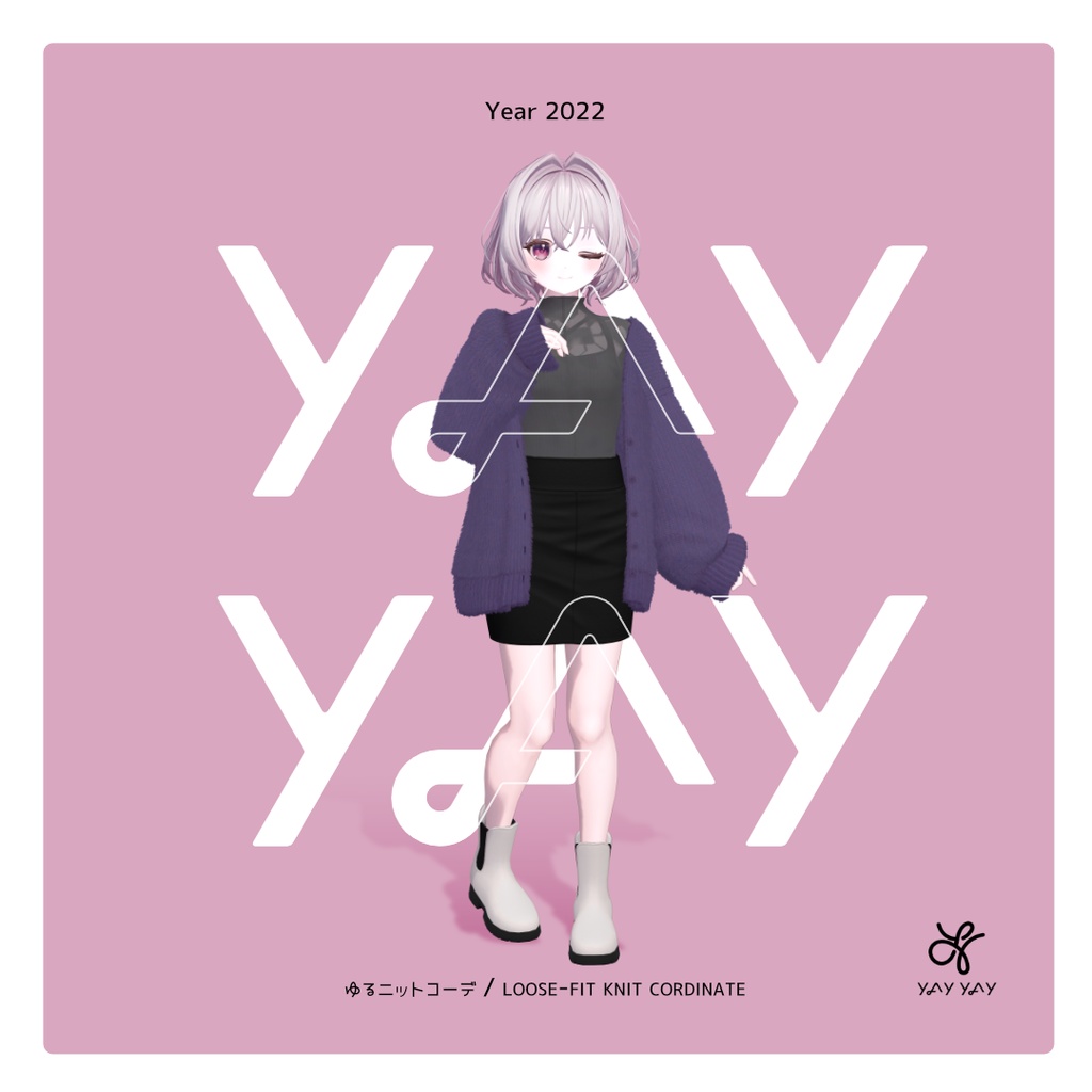 N004┊ゆるニットコーデ │ #yay_yay