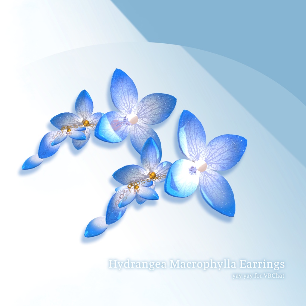 Hydrangea Macrophylla Earrings │ #yay_yay