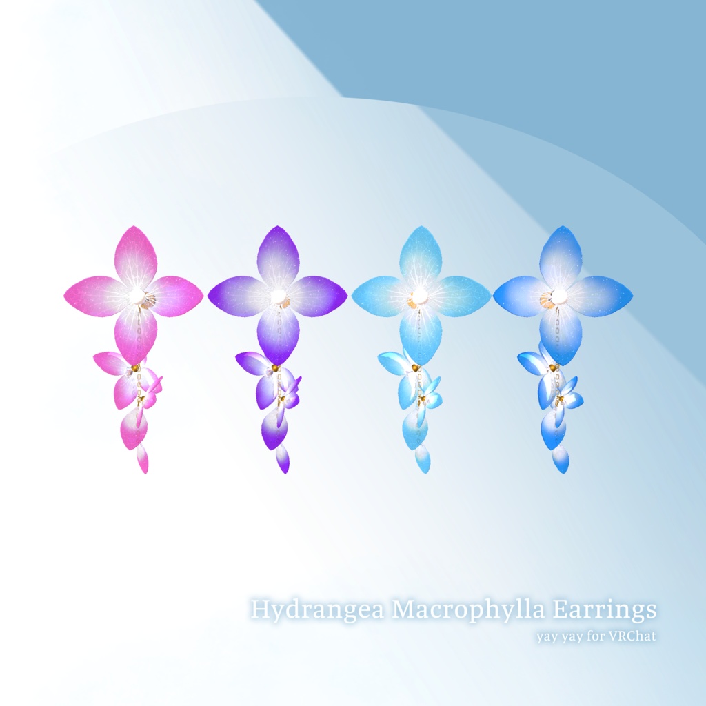 Hydrangea Macrophylla Earrings │ #yay_yay