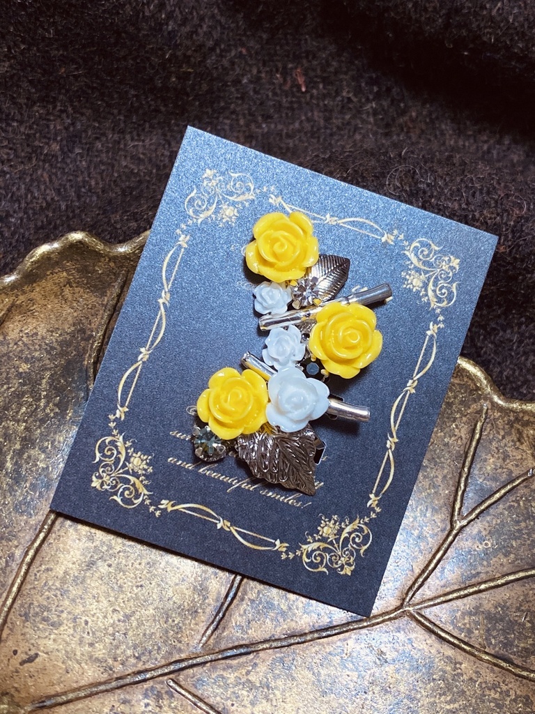 第五人格 納棺師携帯品 黄バラの骸 イメージ イヤーカフ Canopus Booth 第五人格 納棺師携帯品 黄バラの骸 イメージ イヤーカフ Canopus Booth