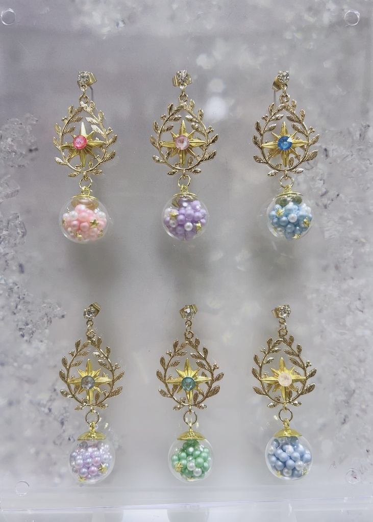 ◼️第五人格 星座シリーズ イメージ イヤリング(ピアスに変更可能)